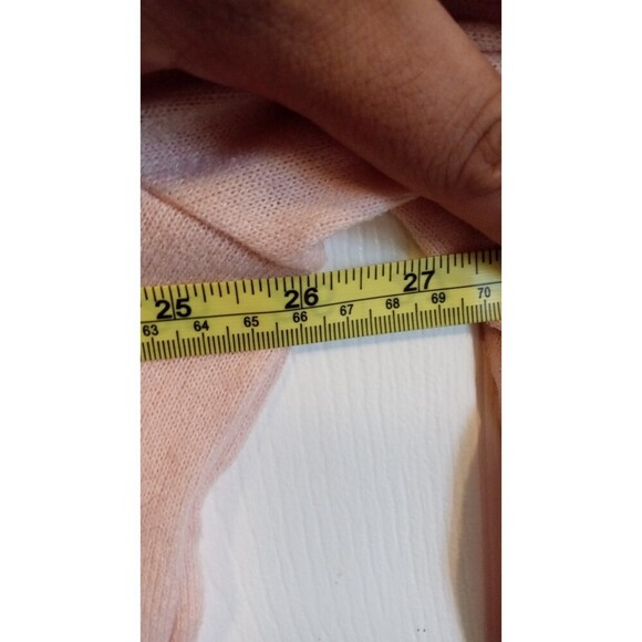 Cato Peach mock neck open lace should‎ and sleeve long sleeve - Picture 5 of 6